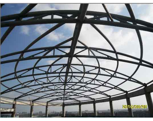 恩施中煤朔州宾馆管桁架工程